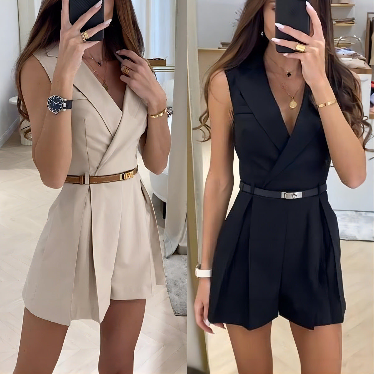 Eleganter Business-Jumpsuit – Temperament Commuter Suit für Damen